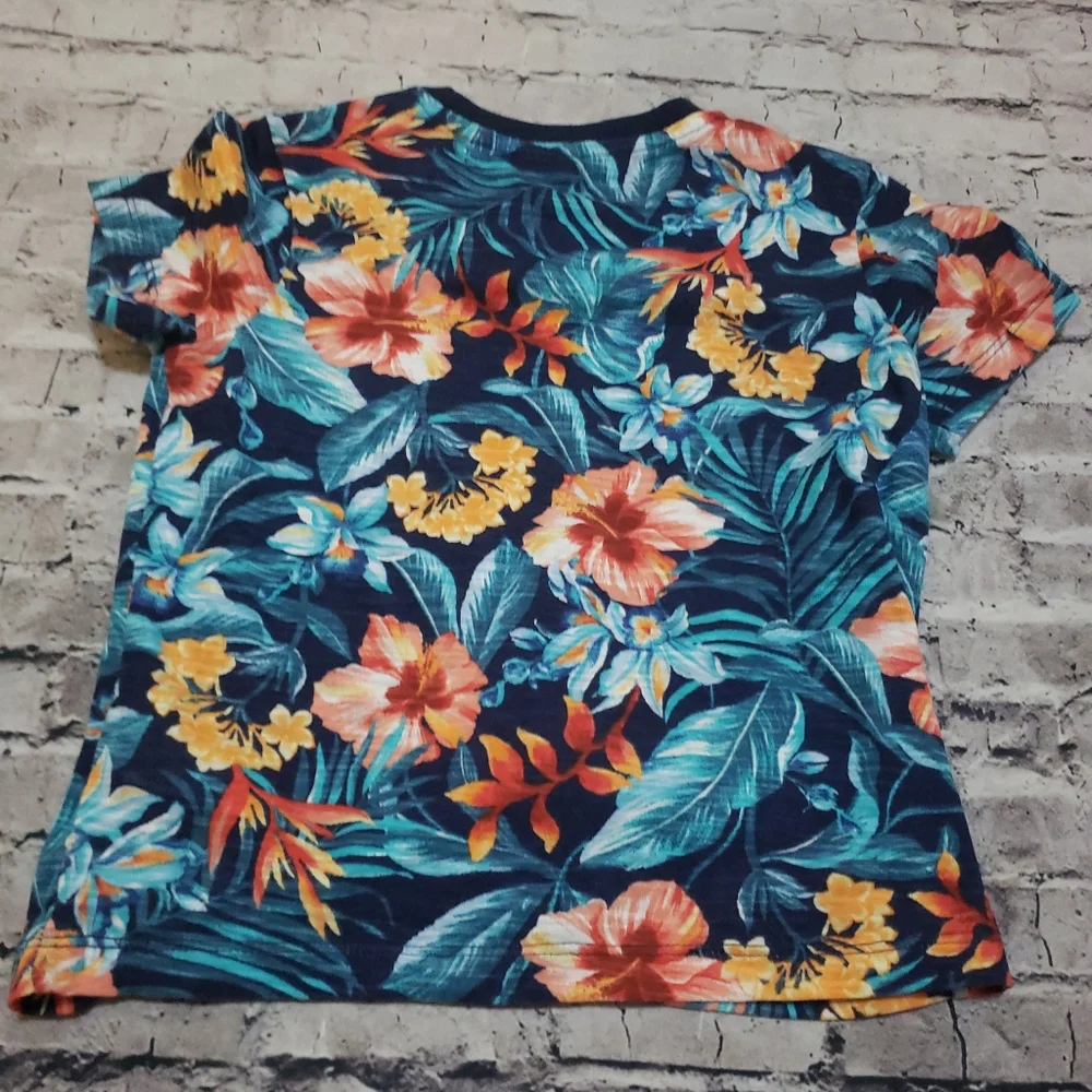 Old navy boys floral print shirt size xs